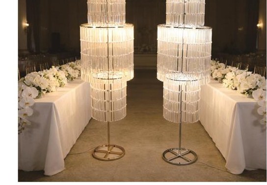 Crystal Tiered Aisle Light
