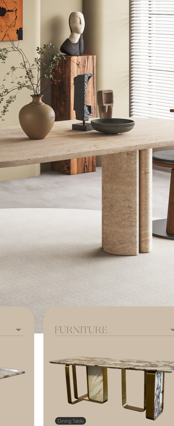 marble-furniture model LAF-B011