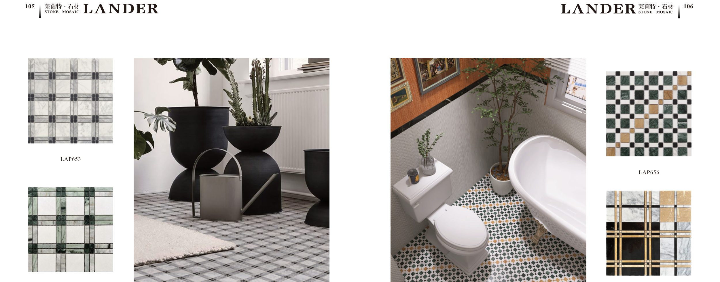 mosaic-tiles model LAY653-B