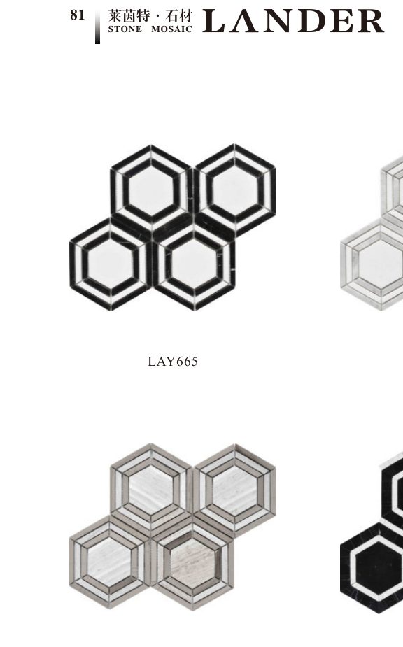 mosaic-tiles model LAY665-C