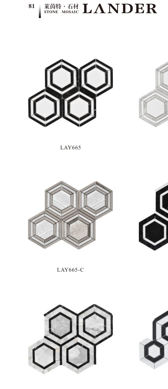 mosaic-tiles model LAY665-E