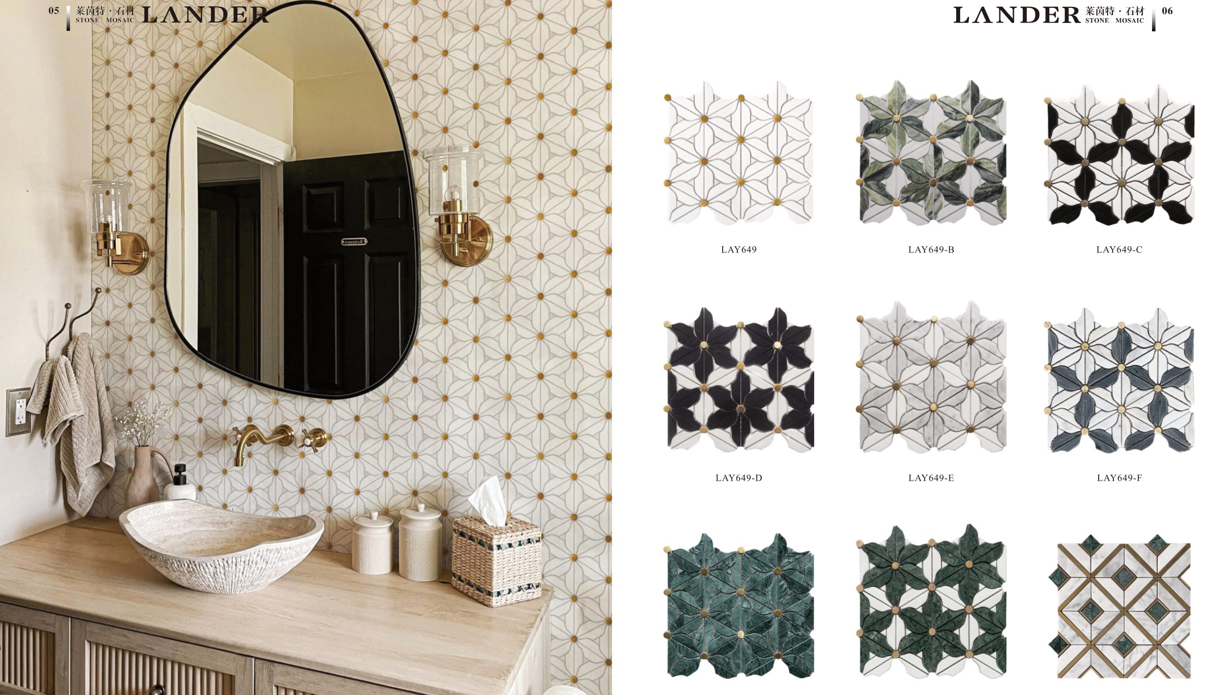 mosaic-tiles model LAY695-D