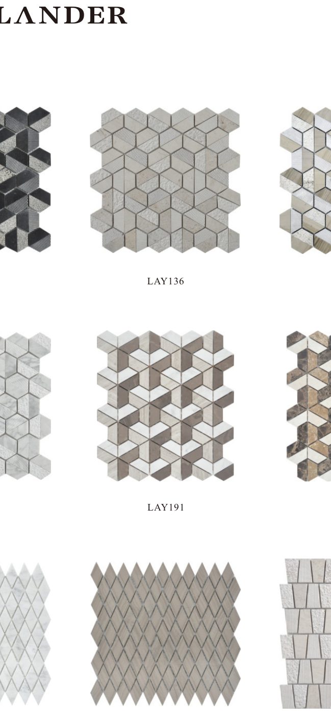 mosaic-tiles model LAY697-B