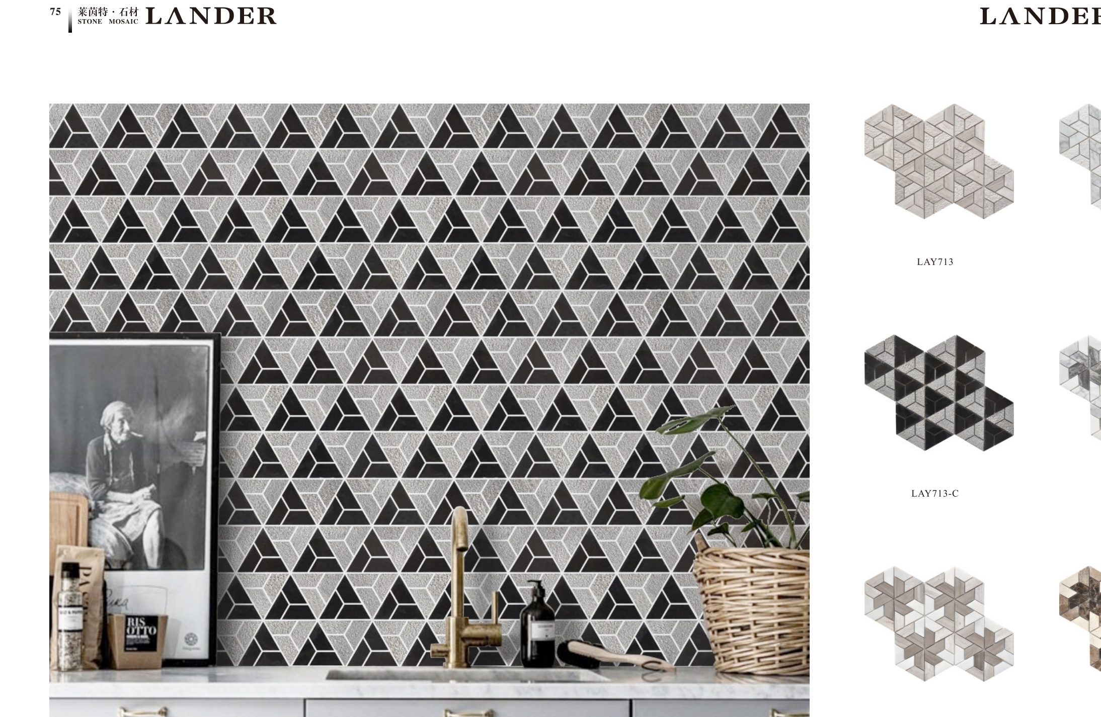 mosaic-tiles model LAY714-B