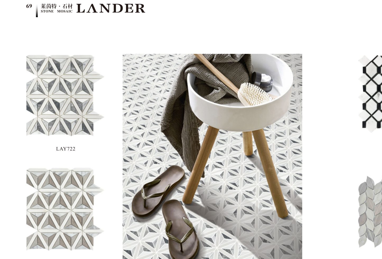 mosaic-tiles model LAY722-B