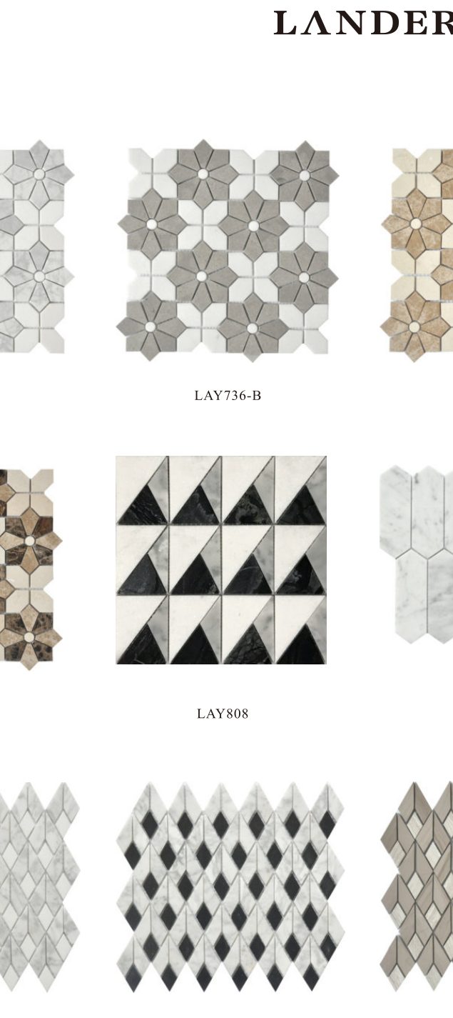 mosaic-tiles model LAY734-B