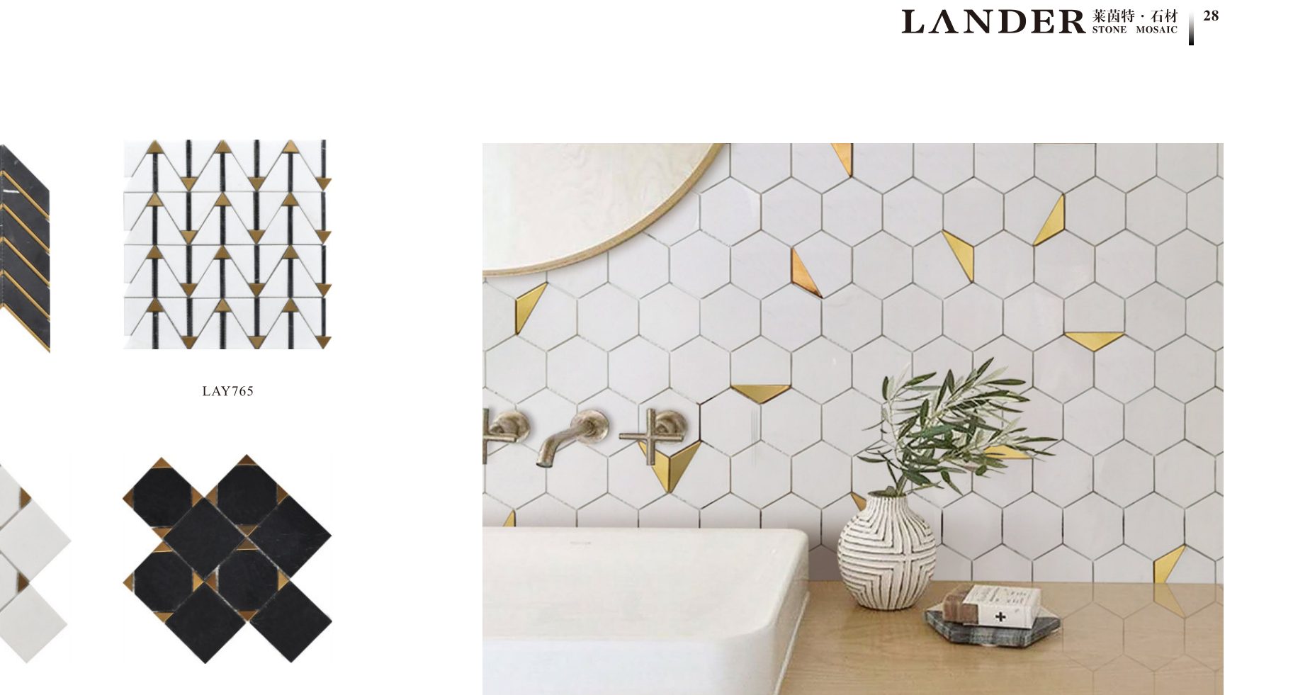 mosaic-tiles model LAY755-D