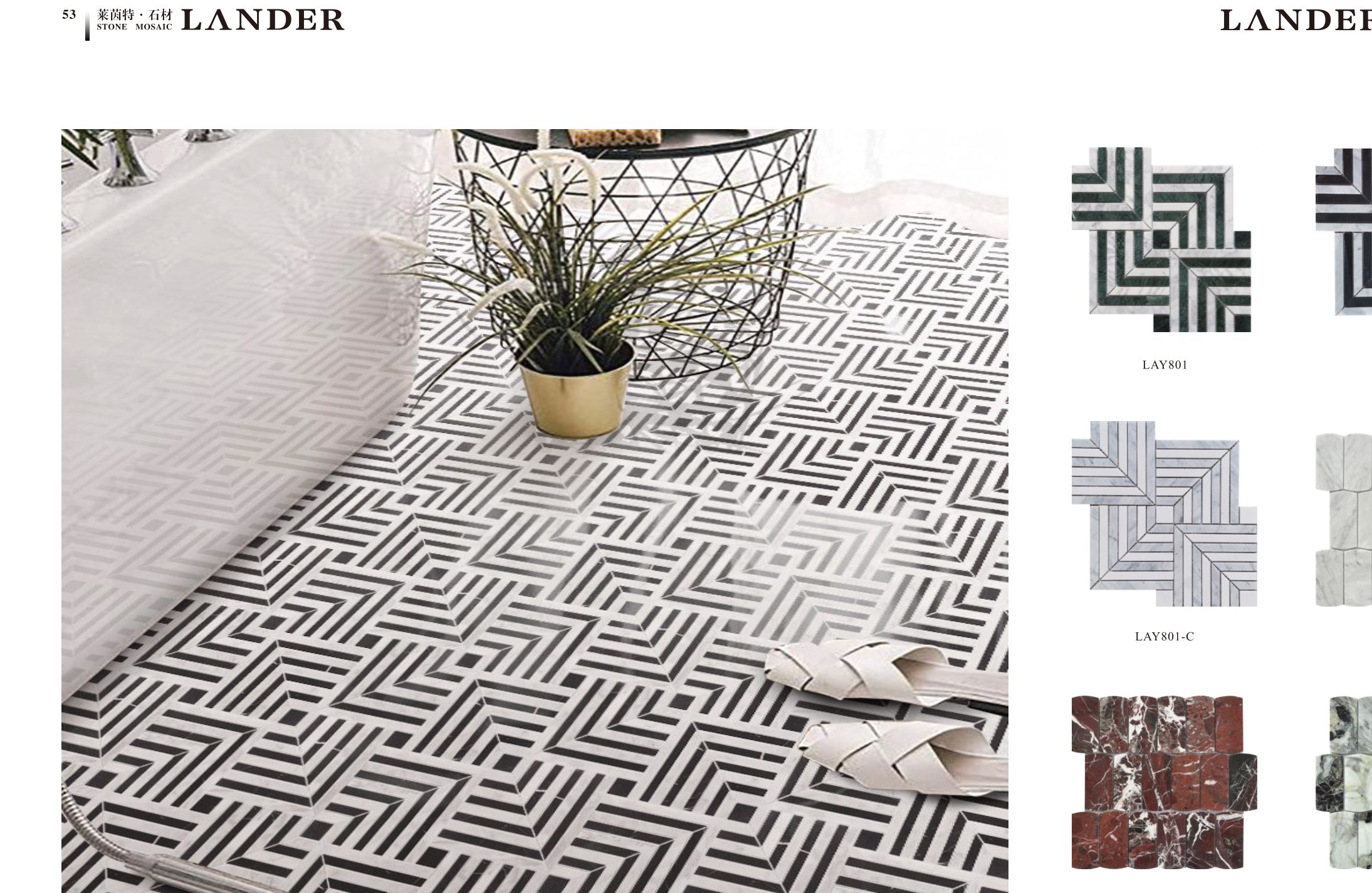 mosaic-tiles model LAY798-B
