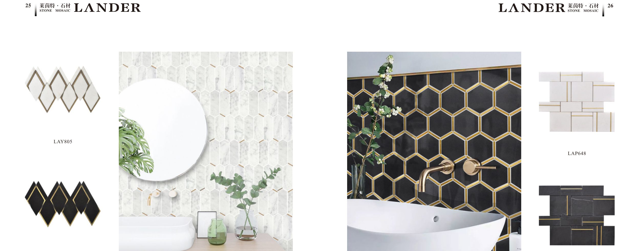 mosaic-tiles model LAY805-B